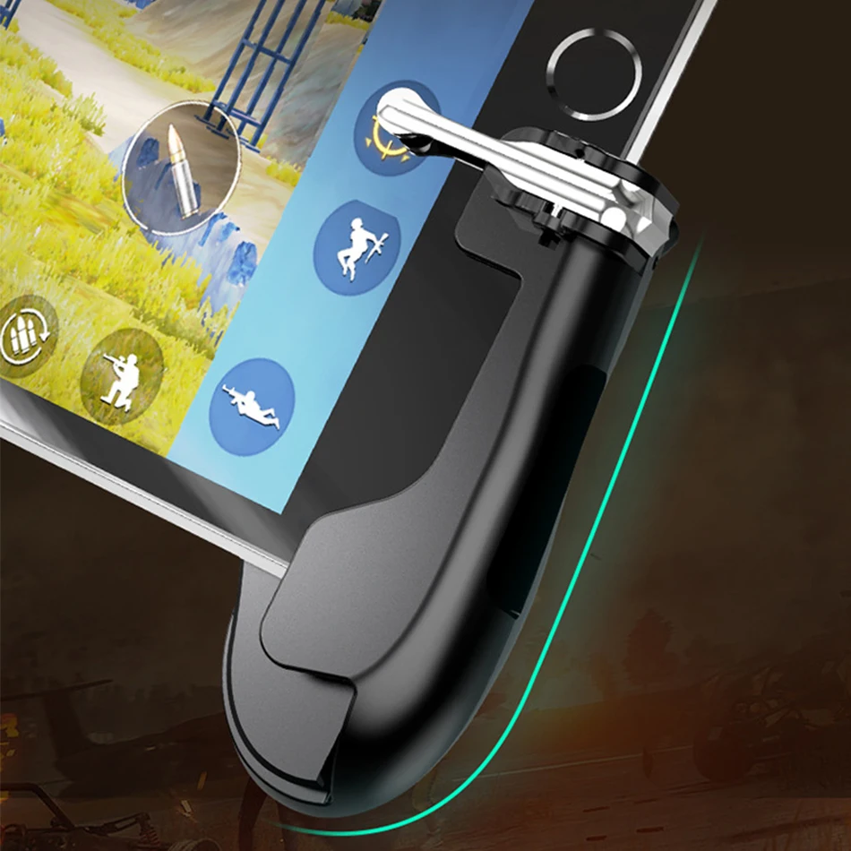  H2 Controller Gamepad for PUBG Mobile for Ipad Tablet Trigger Fire Button Aim Key Mobile Games Grip