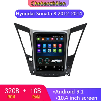 

Android 9.1 vertical screen 10.4 inch Car GPS Radio Navigation Player For Hyundai Sonata YF i45 2012-2014 wifi