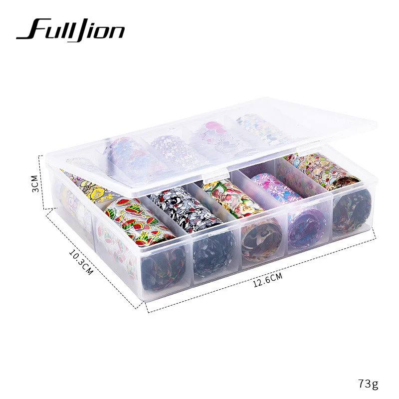 Fulljion 4*100 см/рулон переводная Фольга для дизайна ногтей Ретро Лазерная галактика Звездный красочный цветок дизайн ногтей Маникюр Стикер s