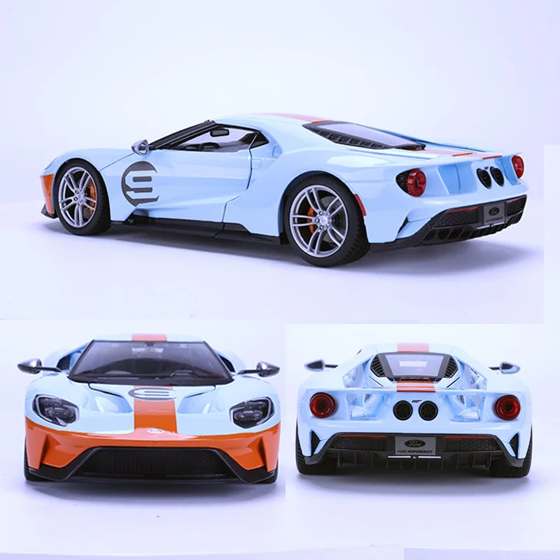 1:18 Модель спортивного автомобиля из сплава модель для Ford GT с контролем рулевого