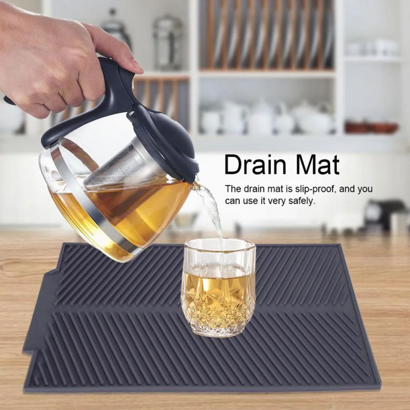  Silicone Table Placemat Premium Heat Resistant Drying MatDish Cup Pad Dinnerware Mat Tableware Dish