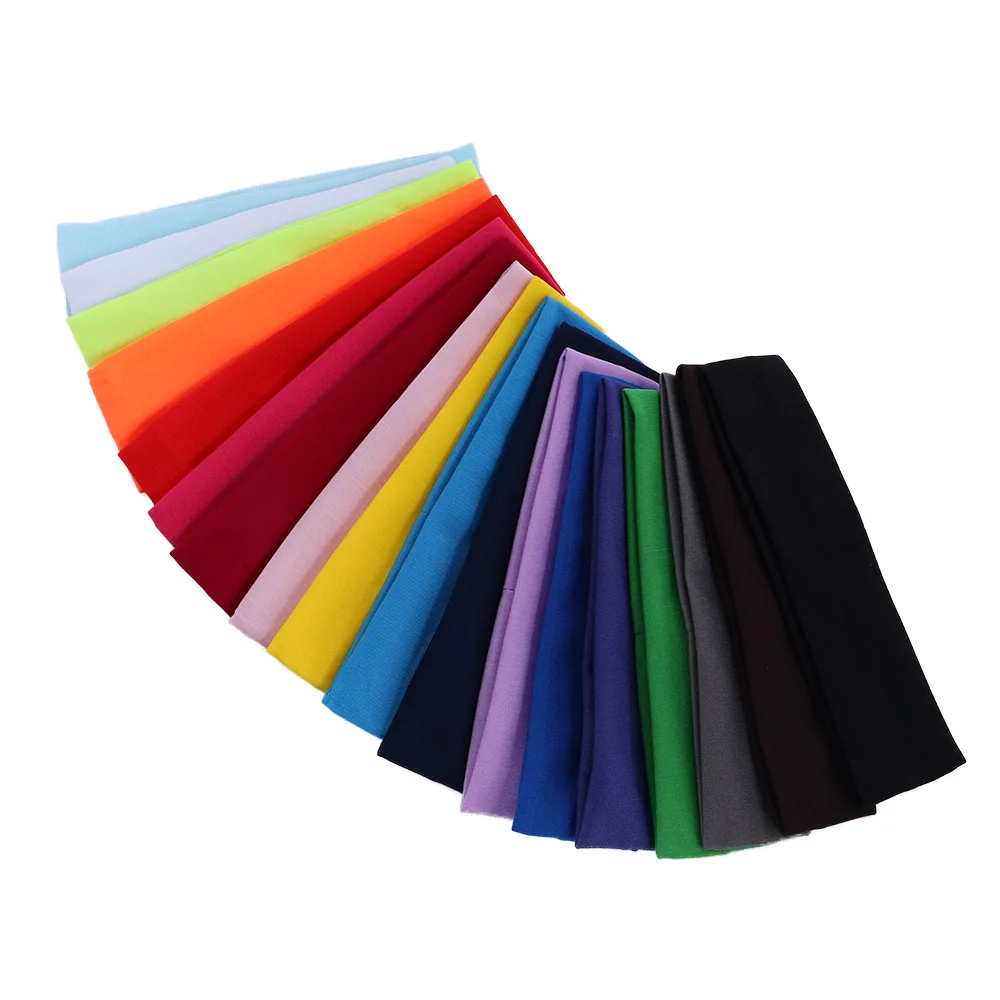 Women Men Elastic Yoga Headband Sport Running Sweatband Outdoor Gym Hair Band Turban Fitness Bandage sports headbands