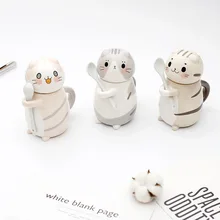 Творческий Кот из мультфильма Kawaii разрисованная вручную керамика кружки 3D чашка для кофе с молоком забавные кружки с крышкой Ложка Рождественский подарок украшение стола