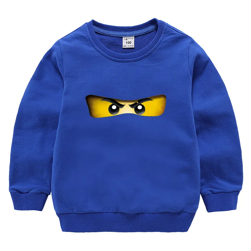 Осенне весенняя толстовка с длинными рукавами Ninjago детская одежда верхняя