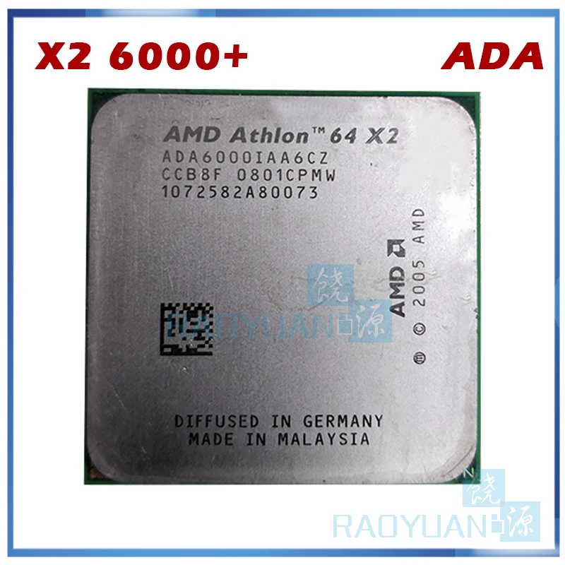 Amd Athlon 64 X2 6000 3ghz Dual Core Cpu Processor Ada6000iaa6cz Socket Am2 Athlon 64 X2 Athlon 64 X2 6000cpu Processor Aliexpress