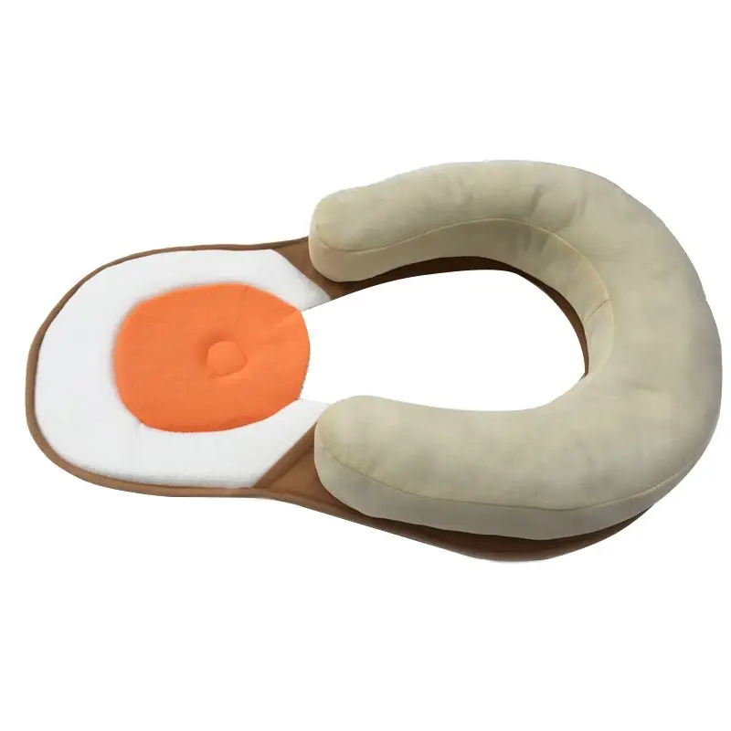 

Baby Cribs Pillow Correct Anti-Head Newborn Side Sleeping Positioning Shaped Anti-Overflow Milk