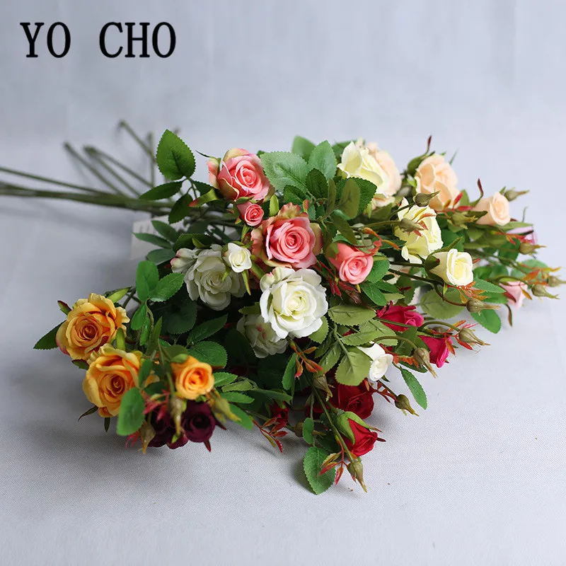 4 Rami Di Fiori Artificiali Di Prugna In Seta - Altezza 60 Cm, Per Composizioni In Vaso, Decorazione Casa, Matrimonio (Bianco) - 5