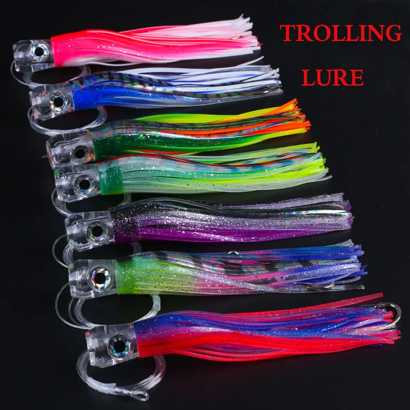 New Arrival Lurekiller Trolling Lure Game Lure Octopus Lure 21cm 80g