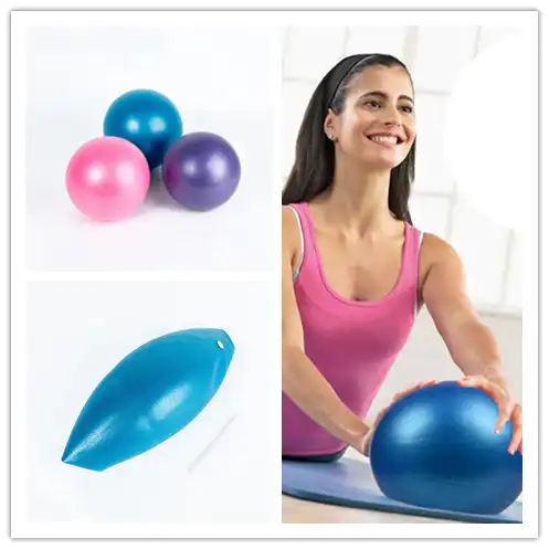 Anti-Pressure Explosion-Proof 25 cm Diameter Yoga Exercise Gymnastics Pilates Yoga Balance Ball Gym Home Training Yoga Ball 