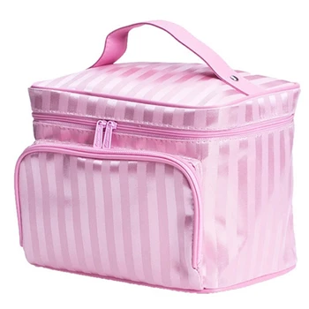 

Pink Shape Big Capacity Women Cosmetic Bag Cosmetics Organizer Travel Necessaries Waterproof Makeup Bag Multifunction Toiletry M