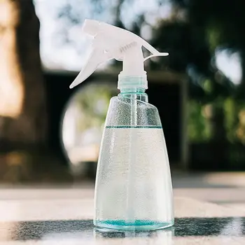 

500ML Handheld Plastic Clear Spray Bottle Cleaning Water Empty Garden Trigger P7N8