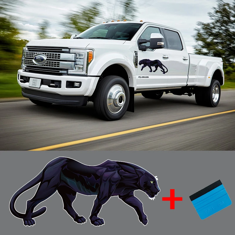 2 PCS Car Vinyl Side Stripes Stickers Auto Graphics Decals Leopard For Ford Toyota Citroen Dodge Pickup | Автомобили и мотоциклы
