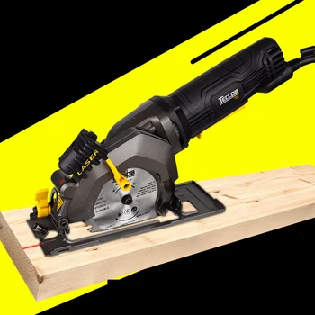 Cheap Mini Cutting Machine Woodworking Electric Circular Saw Multi-function Hand-held Electric Chainsaw Portable Flip-chip Circula Saw