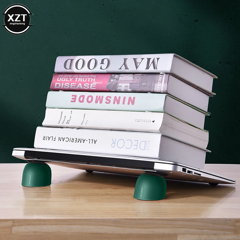 Novel Laptop Stand Magnetic Cooling Stand For MacBook Pro Air Laptop iPad Mini Portable Holder Heat Dissipation Skidproof Pad