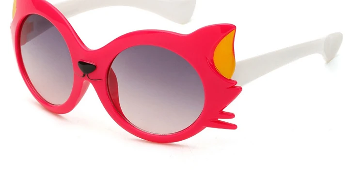 RBROVO новые Мультяшные солнечные очки с лисой, детские дорожные уличные солнечные очки из силикагеля, очки ярких цветов Oculos De Sol