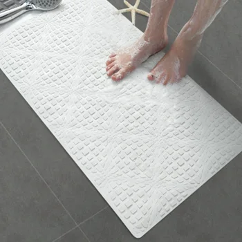 

Household Bathroom Antiskid Mat Bathtub Shower Antiskid Mat Soft Bathroom Massage Mat Suction Cup Antiskid Rubber Carpet