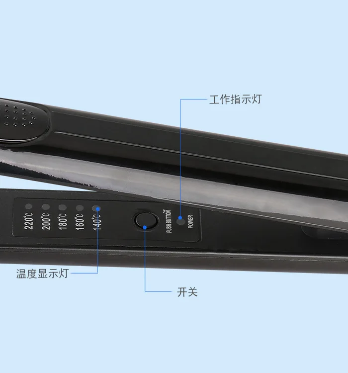 Kemei US KM-2139 ping ban jia/щипцы для волос устройство для завивки Выпрямитель волос волна объем два в одном