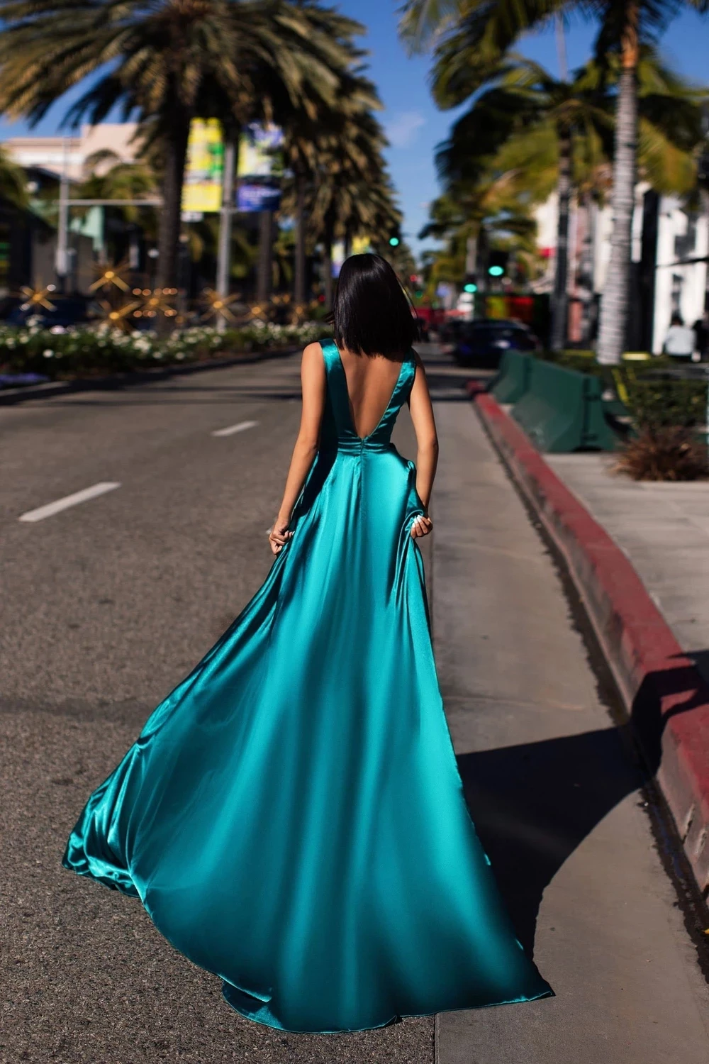 Vestidos De Gala платья с v образным вырезом для выпускного вечера 2020 атласные вечерние