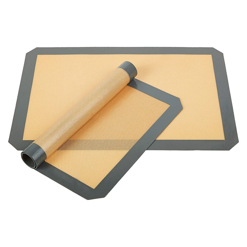 Силикагель выпечки Pad-4pcs-Non-Sticky коврик для выпечки плиты и прокатки-торт/печенье Производство стандарт
