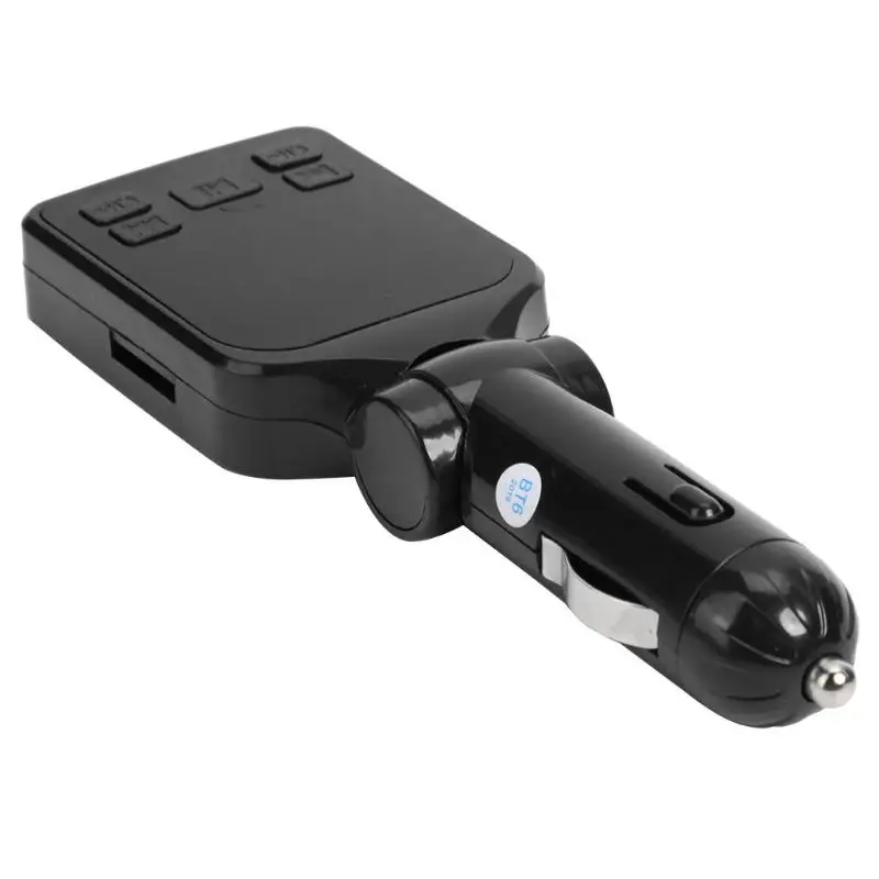 BT-24 автомобильное зарядное устройство с поддержкой Bluetooth беспроводной Bluetooth Hands-free FM передатчик с ЖК-дисплеем USB зарядное устройство автомобильный комплект USB Bluetooth музыкальный приемник