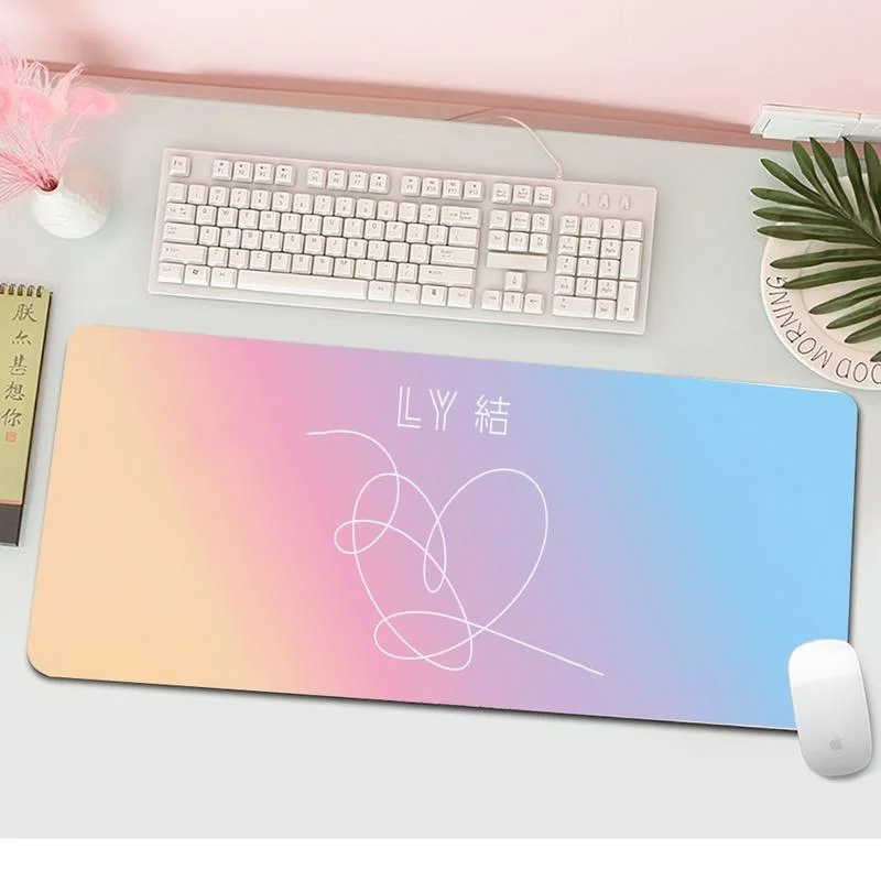 Коврик для мыши компьютерный HD Новый коврик клавиатуры с аниме Love Yourself Flower Kpop