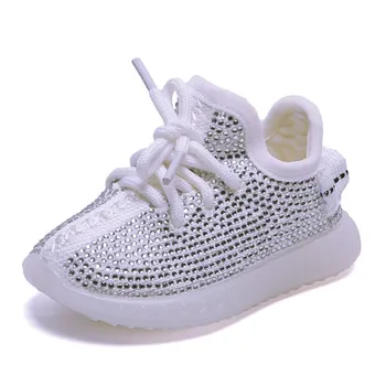 

2020 Spring/Autumn Baby Girl Boy Toddler Shoes Infant Rhinestone Sneakers Coconut Shoes Soft Comfortable Kid Shoes