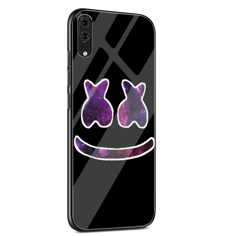 Чехол для huawei P30 P20 P Smart P10 Y6 7A Y9 Honor 8X9 10 mate 20 Pro Lite fashion Smile face marshmello Cute