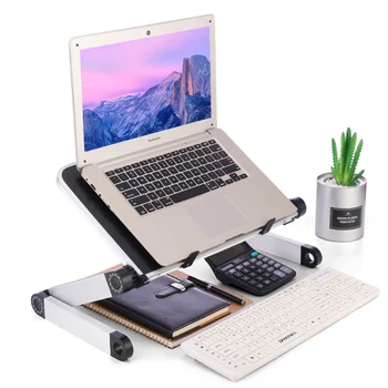 

folding computer table Adjustable Aluminum Laptop Desk Ergonomic Portable TV Bed Lapdesk Tray PC Table Stand Notebook Table Desk