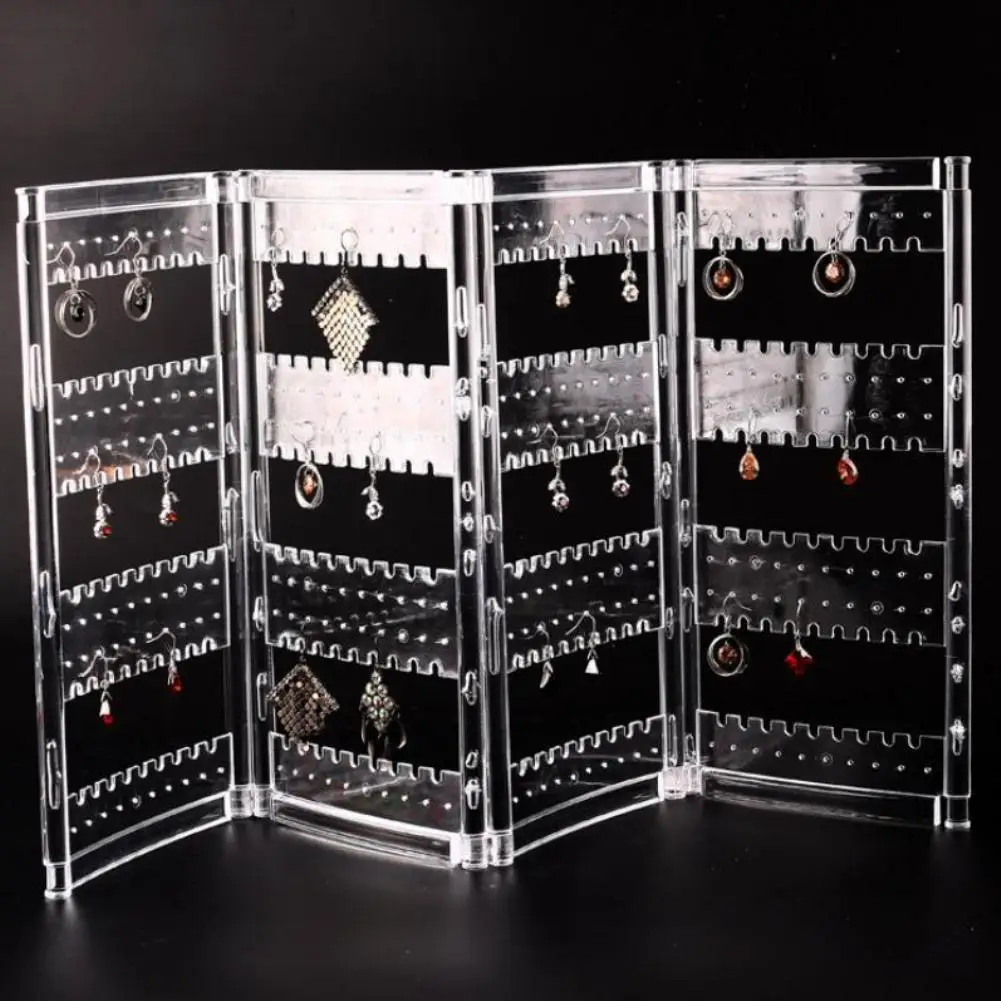 

Jewelry Display Stand Holder Lady Necklace Stud Earrings Display Stand Hole Showcase Jewelry Display Rack Organizer Accessories