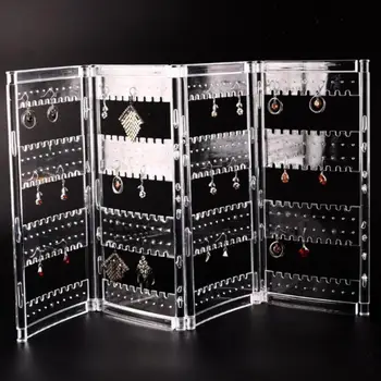 

Jewelry Display Stand Holder Lady Necklace Stud Earrings Display Stand Hole Showcase Jewelry Display Rack Organizer Accessories