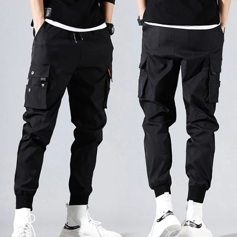 blue cargo pants Unisex Women Men Cargo Pants Male Joggers Spring Summer Sports Trouser Jogging Tactical Tracksuit Streetwear Men's Clothing 2022 black cargos