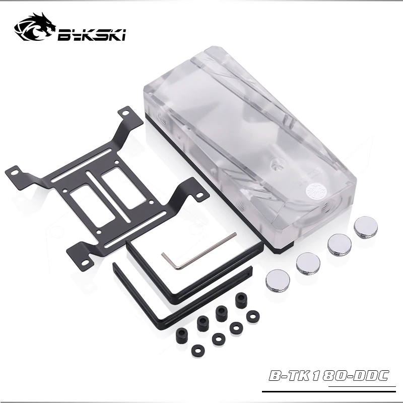 Bykski B-TK180-DDC/B-TK220-DDC, квадратные резервуары, Матовый акриловый насос-бачок