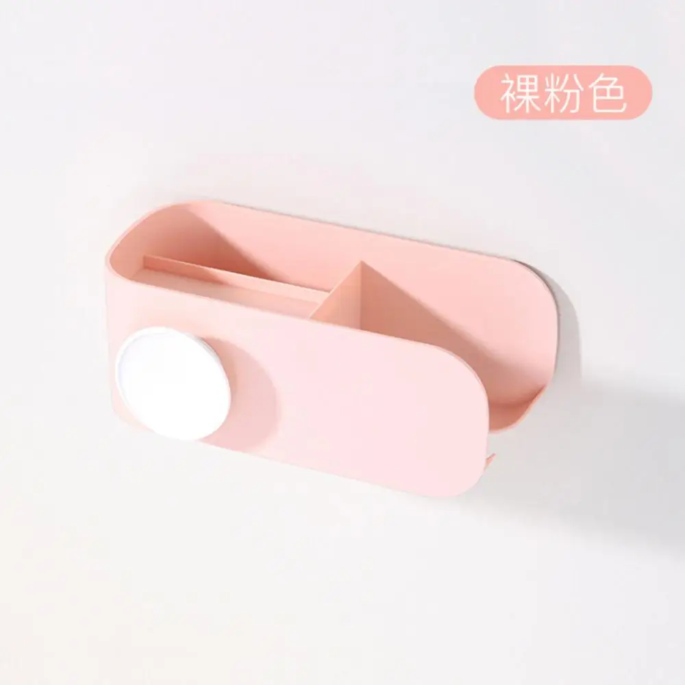 pink Полка для хранения фена для ванной комнаты, фен для волос,, органайзер для туалета, многофункциональная настенная стойка для хранения, Новинка - Color: pink
