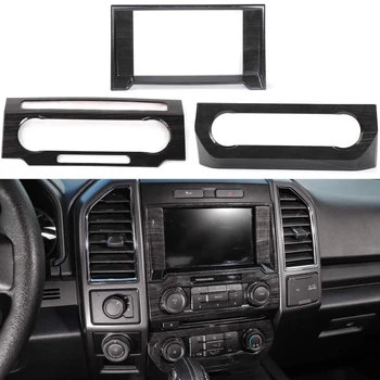 

Car Dashboard Navigation GPS Trim Cover & Central Console Air Conditioning Switch Panel & CD Media Audio Volume Adjust Switch Pa