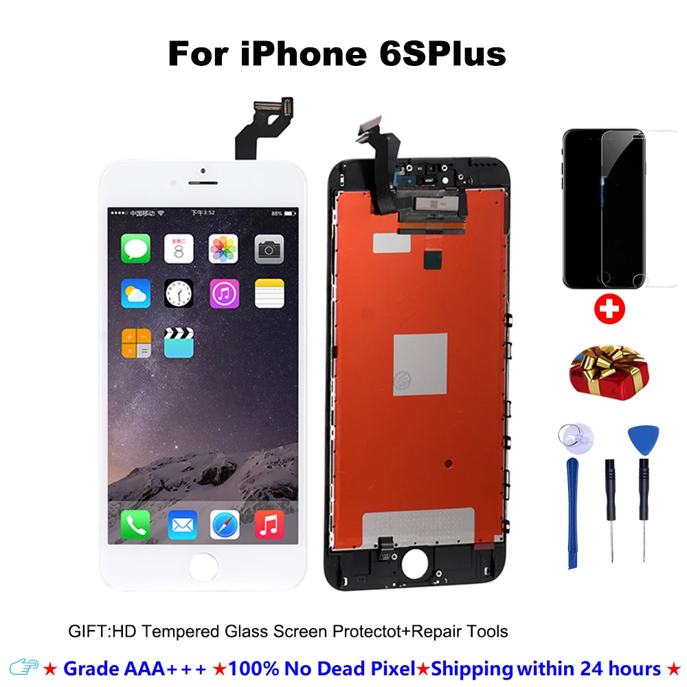 

AAA+++ LCD Display For iphone 6S Plus screen replacment For iPhone5 5S6 7 7Plus 8 8plus