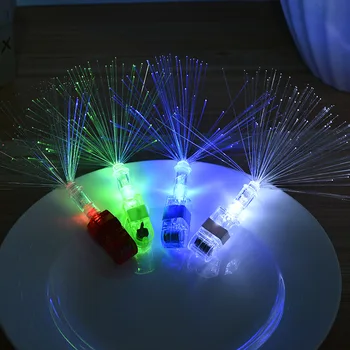 

Fiber-optic finger lights LED small night lights holiday atmosphere party decorative lights