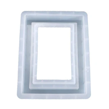 

Rectangular Photo Frame Decorations Casting Silicone Mould Resin Crystal Epoxy Mold DIY Crafts Ornaments Making Tools