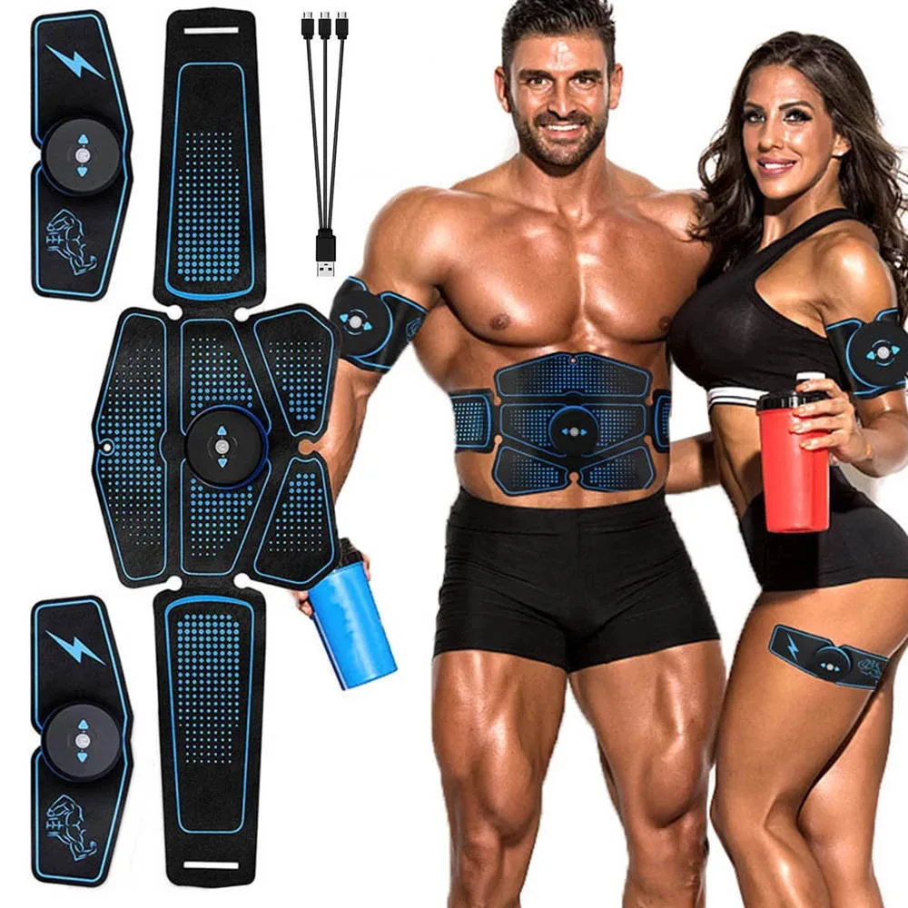 Appareil Abdo,Masseur U00e9lectrique Intelligent EMS Pour Stimulation Musculaire,appareil De Fitness