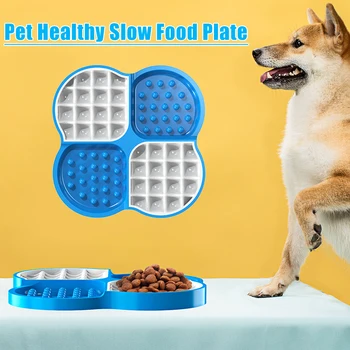 

Newest Pet Lick Pad Slow Food Bowl With Suction Cups Pet Supplies Durable Preventing Choking Healthy Design Dishes