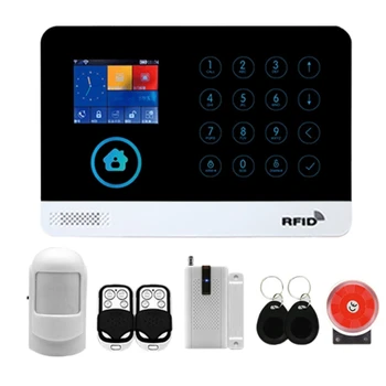 

Gsm+Wifi Wireless Alarm System Anti-Theft Alarm Home Anti-Theft Alarm Security Alarm Eu Plug
