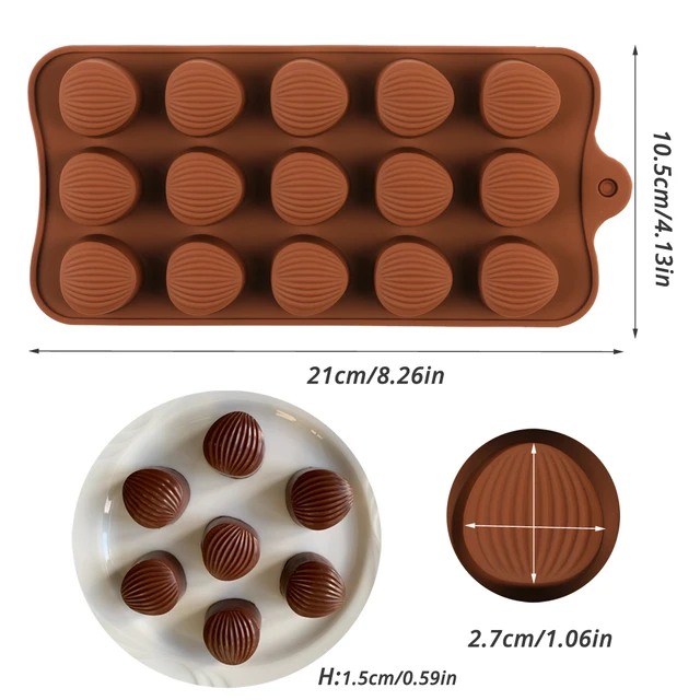 New Chocolate Molds Silicone Food Grade Non-stick Cake Baking Design Candy Mold SILICON 3D Mold Kitchen Gadget DIY Chocolate 6
