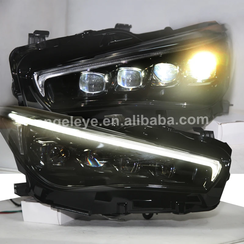 Светодиодная фара для NISSAN Infiniti q50L Black Housing LD|Фара авто в сборе| |