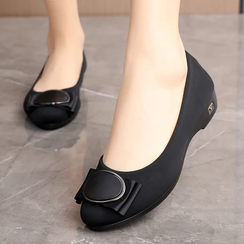 여성용 미끄럼 방지 플랫 플랫폼 엄마 신발, 레이스업 플러시 따뜻한 여성 신발, 편안한 여성 신발, 신상 3