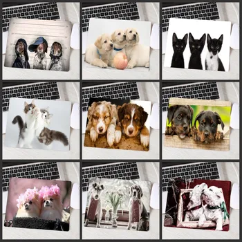 

XGZ Custom Skin Cute Dog Gaming Keyboard Mouse Durable Desktop Mousepad Size for 18x22cm 25x29cm Rubber Rectangle Mousemats