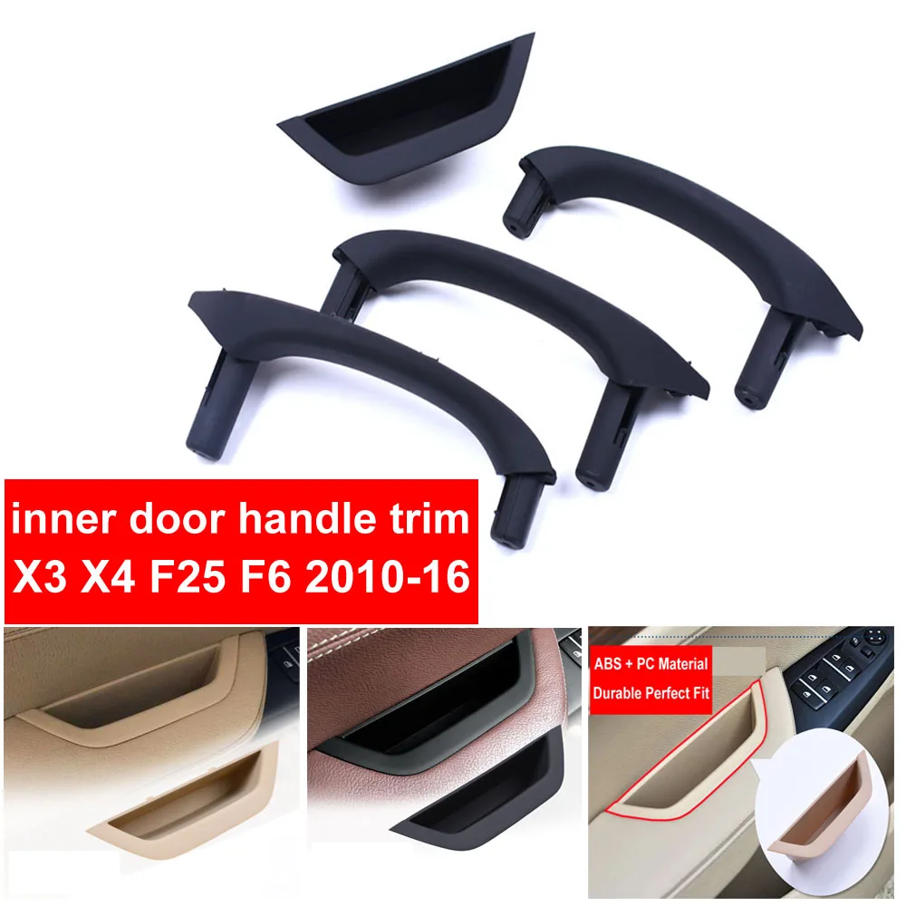 Автомобильная внутренняя дверная ручка LHD RHD черная бежевая левая правая для BMW X3