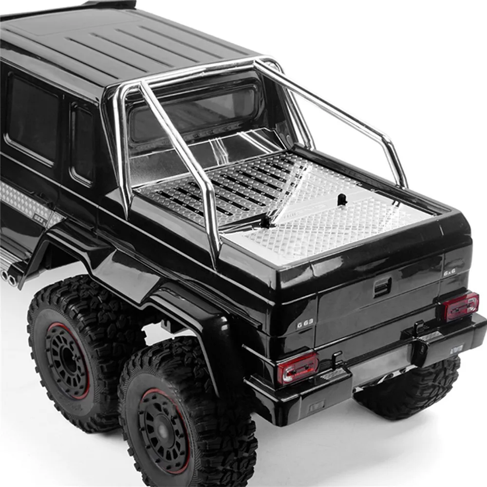 Edelstahl Rear Plate Side Step Skid Side Plate Für Traxxas TRX4 TRX-4 RC Autos