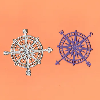 

Compass Shapes Metal Cutting Dies Stencil Scrapbooking Dies Photo Album Card Paper Embossing Craft DIY Gift Template Diecuts