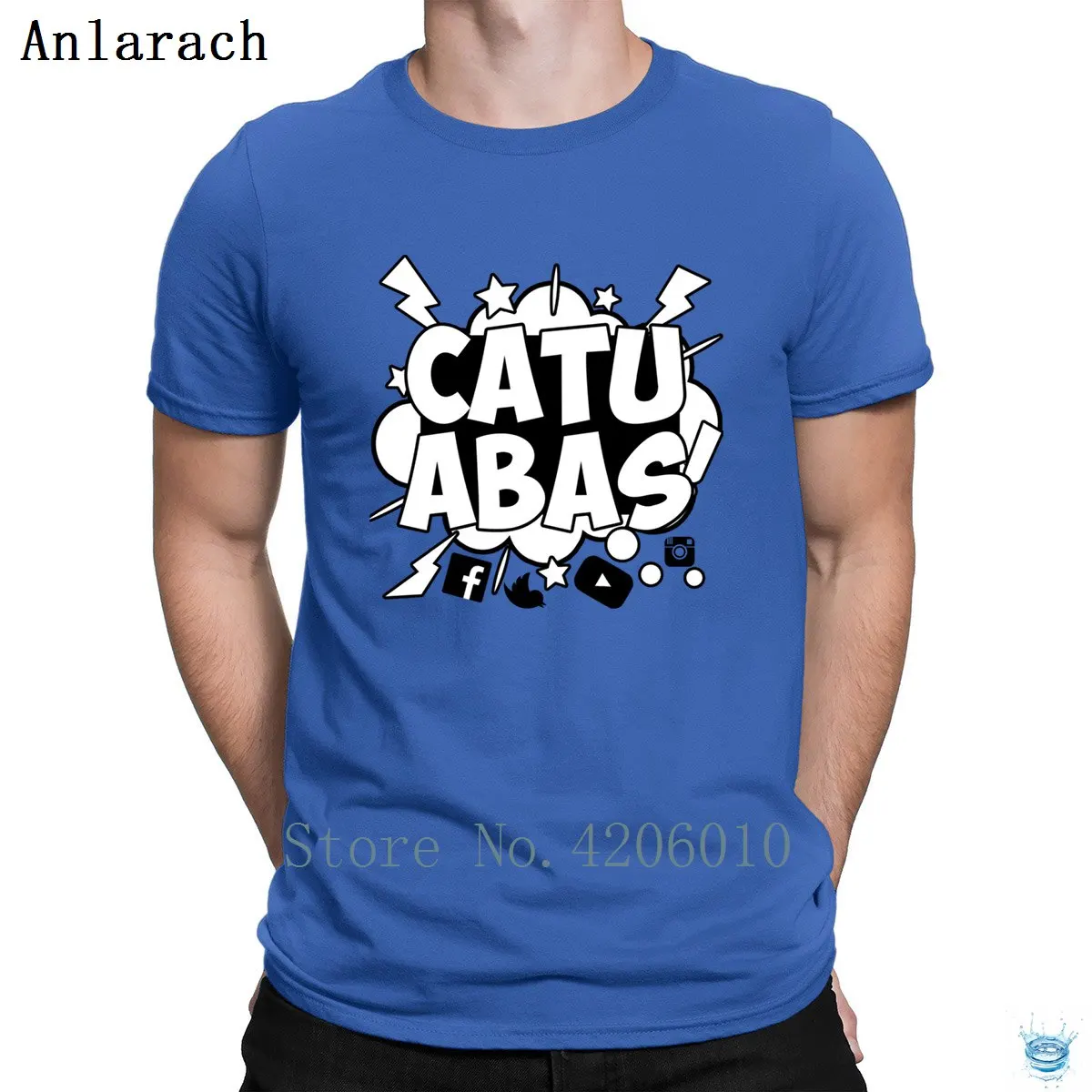 Royalblue Camiseta Catuabas Manga Longa футболки с необычным причудливым винтажным принтом Мужская футболка с круглым вырезом Sunlight футболка для фитнеса одежда - Цвет: Royalblue