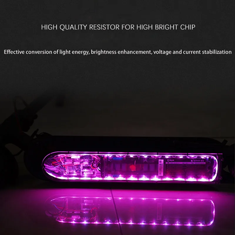 

Electric Scooter Light Apply To Connect Bluetooth To Change Color For Xiaomi M365 Electric Scooter Skateboard Night Safety Light