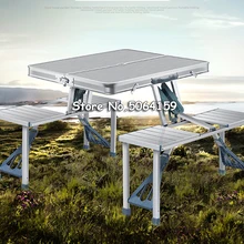 Уличный складной стол стул Кемпинг Алюминиевый Сплав стол для пикника водонепроницаемый ультра-легкий прочный раскладной столик для барбекю